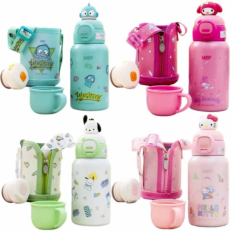 

Sanrios мультфильм аниме Cinnamoroll My Melody HelloKittys Hangyodon почтовый 316 нержавеющая сталь портативная чашка для воды Изолированная чашка