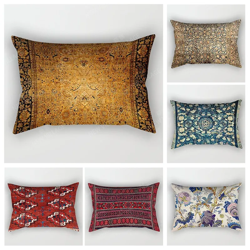

Nordic vintage fall home decor 30*50cm throw pillow cover sofa boho living room Cushion cover 50x70 30x50cm 40x60 Morocco Persia