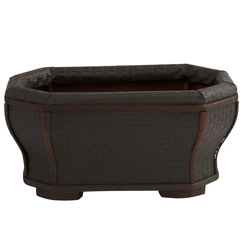 

546 Shapely Planter, Brown