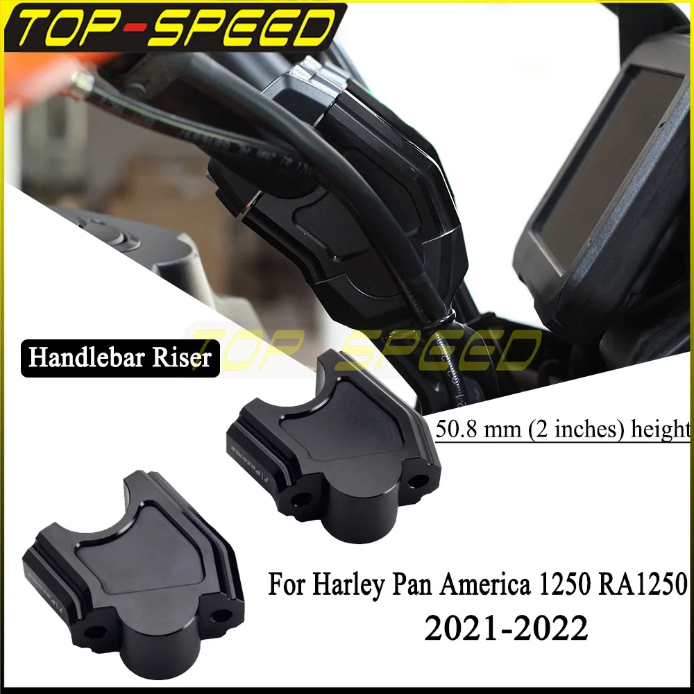 For Harley America PA1250 S Accessories 2021 2022 New Motorcycle Handlebar Riser Mount Seat Drag Handle Bar Clamp Extend Adapter