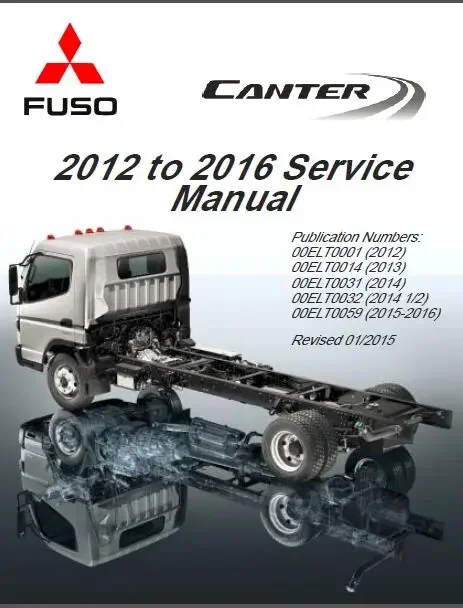 FUSO 2002-2016 ВСЕ модели Учебники обслуживания-PDF для 666