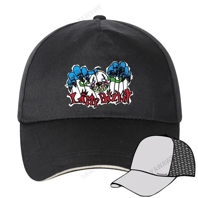 

Men Outdoor Snapback Hats Boyfriend Cap LIMP BIZKIT SCARY CLOWN WHITE Cotton Baseball Caps free shipping