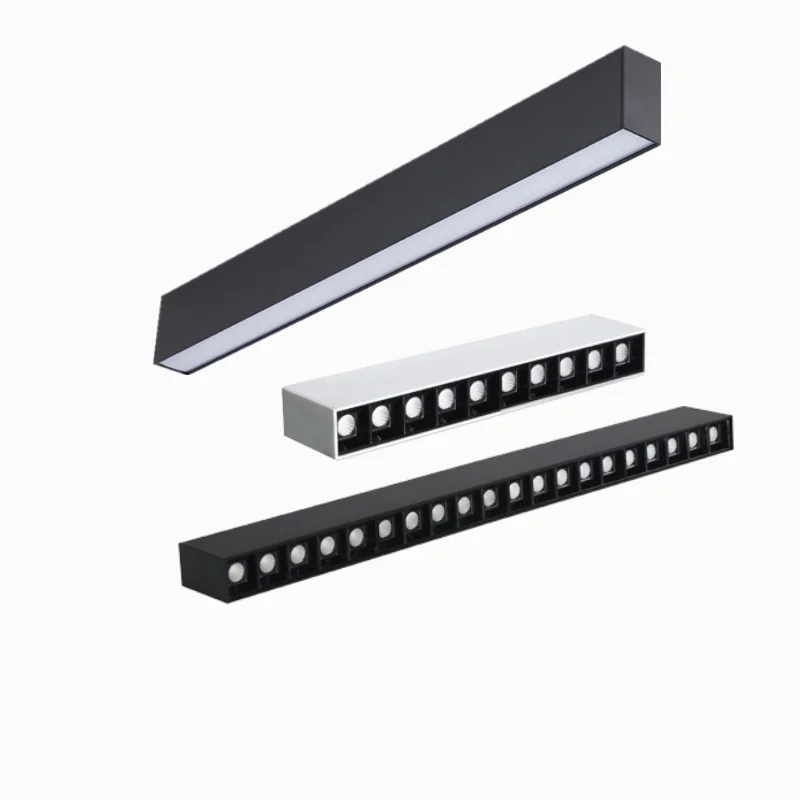 

Dimmable Led Linear Light 10W20W30W40W Ceiling Lights AC85-265V Floodlight Grille lamp LED Spot light Surface Mounted Downlight