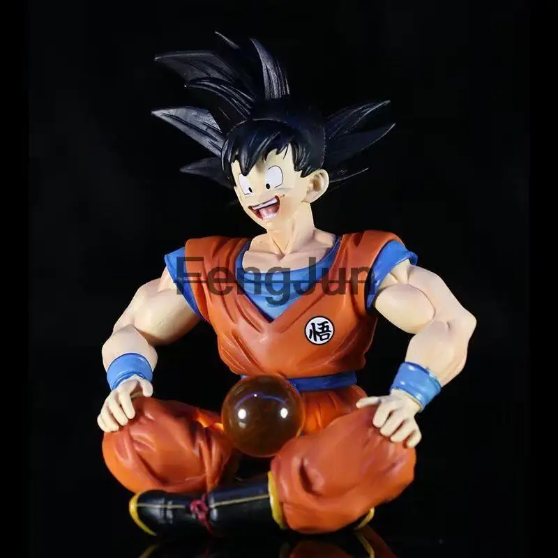

Dragon Ball Figure GK Son Goku Sitting Position Action Figure FC 13cm PVC Anime Figurine Collection Model Doll Comic Toys Gifts