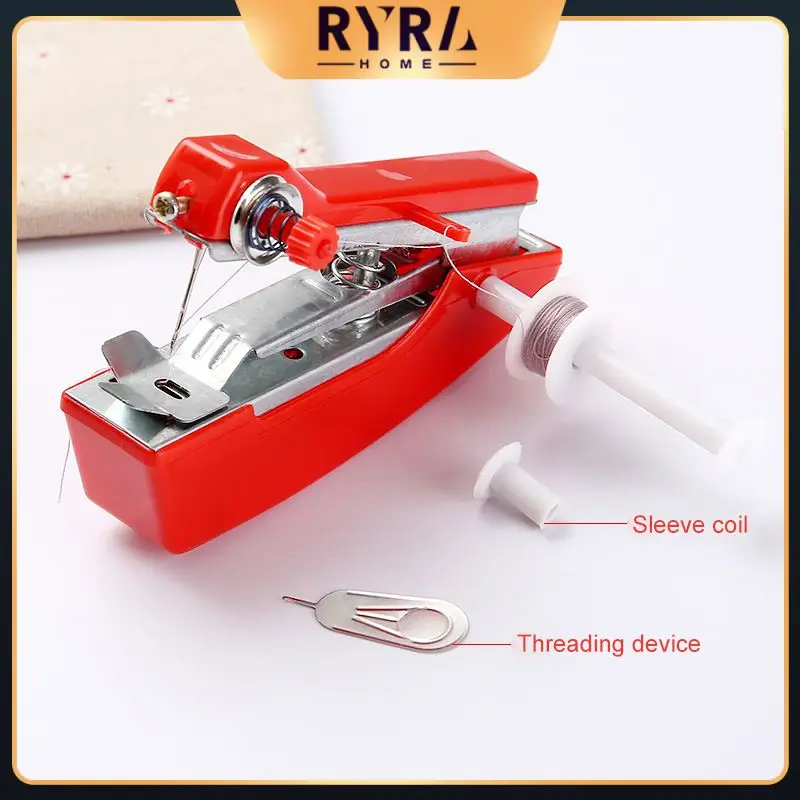 

Multifunctional Sewing Machine Handwork Fabric Household Needlework Portable Random Color Home Accessories Tools Mini Creative