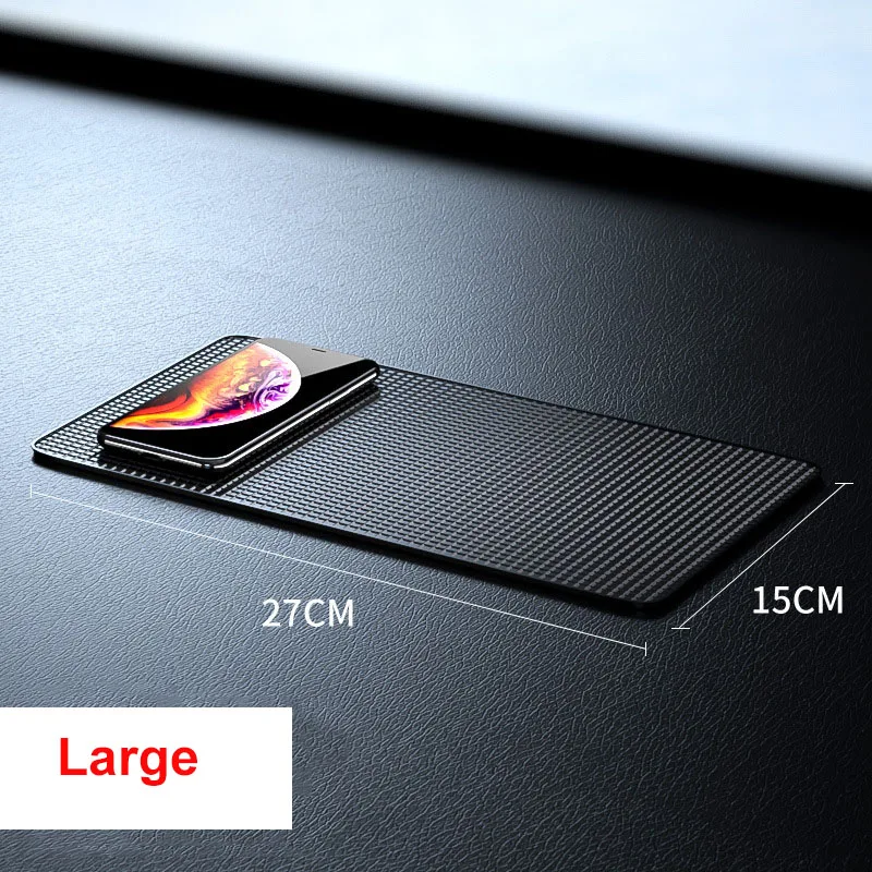 

Новый липкий нескользящий коврик из ПВХ для приборной панели автомобиля, нескользящий липкий гелевый коврик, автомобильный Стайлинг интерьера для телефона, держателя солнцезащитных очков