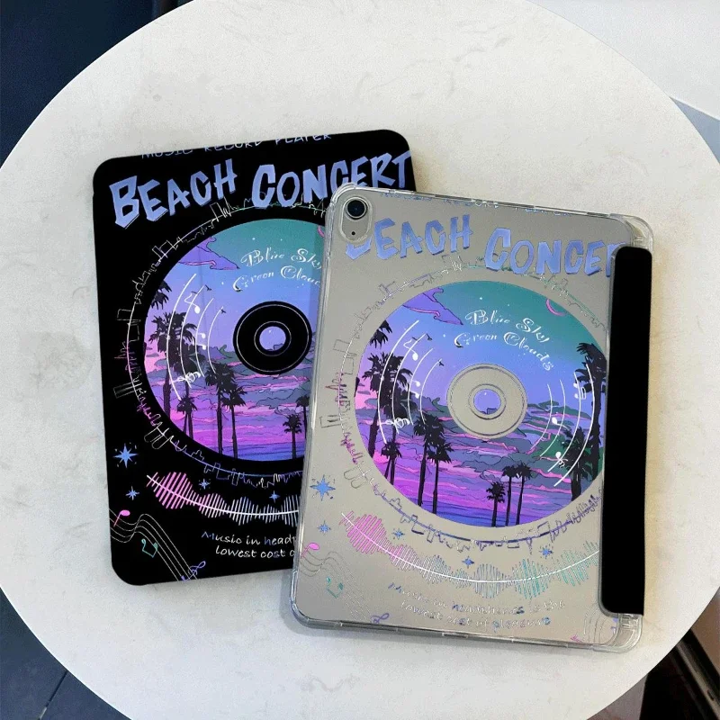 Защитный чехол для Ipad 10 2 7 8 9 поколения 2017 дюйма IPad Pro 11 5 голубой с тремя складками