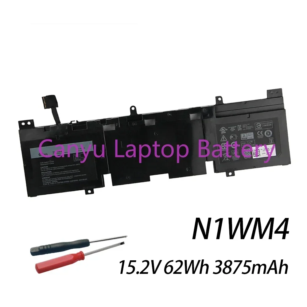2024 N1WM4 для Alienware 13 R2 серии ALW13ED-2708 ALW13ED-2608 ALW13ED-1508 3V806 62N2T 2P9KD P56G 2VMGK 51 Втч аккумулятор