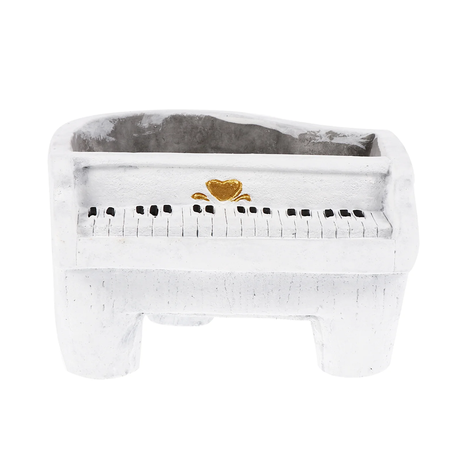 

Flowerpot Succulent Pots Piano Shape Planter Design Vase Indoor Desktop Gardening Stand Flowers Plants Planting Container