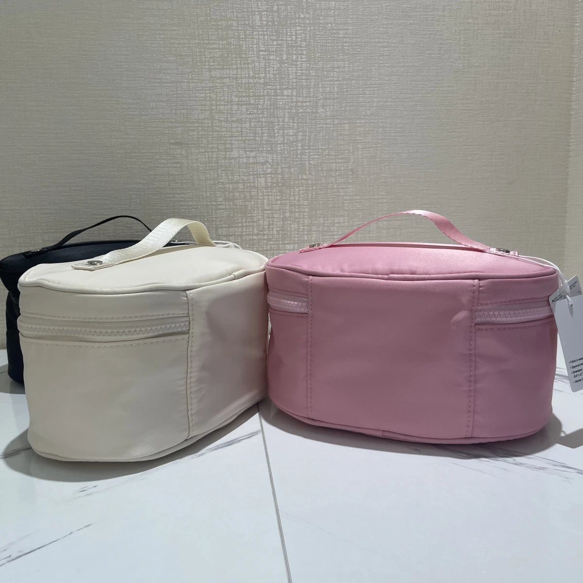 Fashion Oval Top-Access Kit High Quality Women Cosmetic Bag Casual Style Bags Waterproof Makeup Bags Travel Portable Gym bags