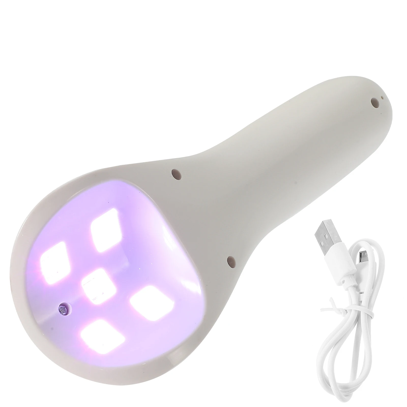

UV LED Nail Lamp Handheld Nail Portable USB Nail Dryer Nail Curing Lamp for Home Salon Manicure Tool Single Finger Use