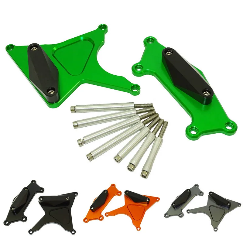 

Motorbike Engine Stator Starter Cover Guard Crash Pad Frame Sliders Protectior For Kawasaki Versys 650 KLE650 2007-2021