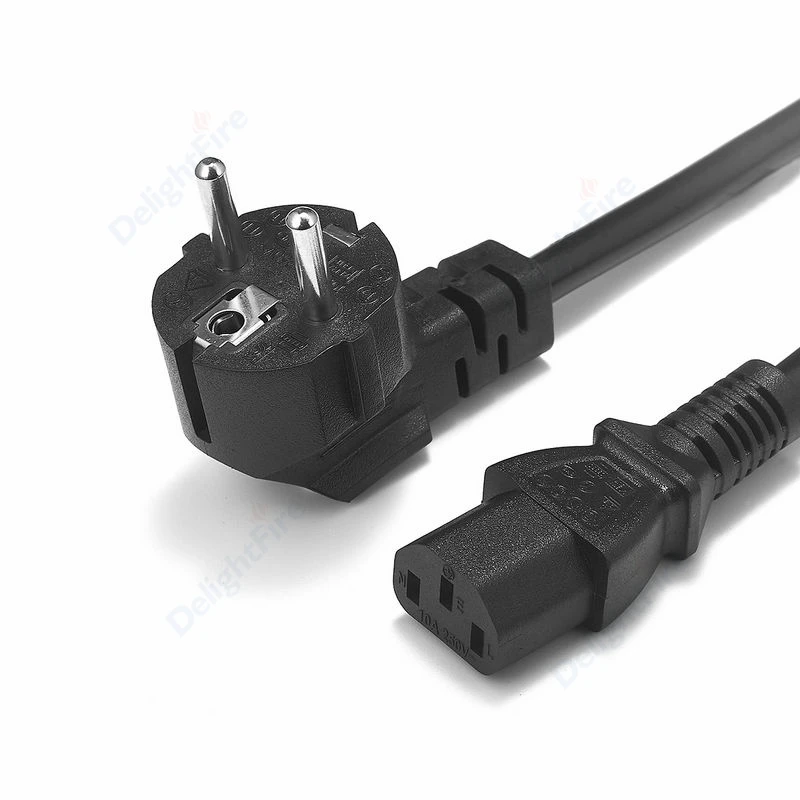 

PC Power Cord Schuko CEE 7/7 EU Plug IEC C13 Extension Power Supply Cable For Projector PC Monitor Printer Sony PS4 DJ Studio