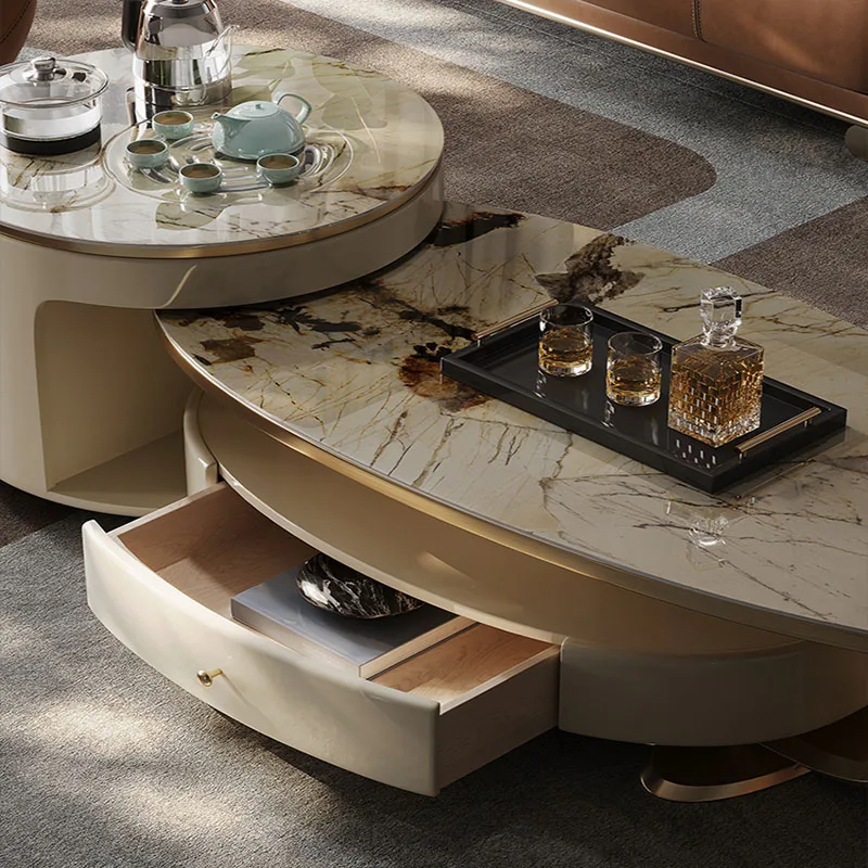 Угловой журнальный столик Newclassic экономящий место промышленный современный