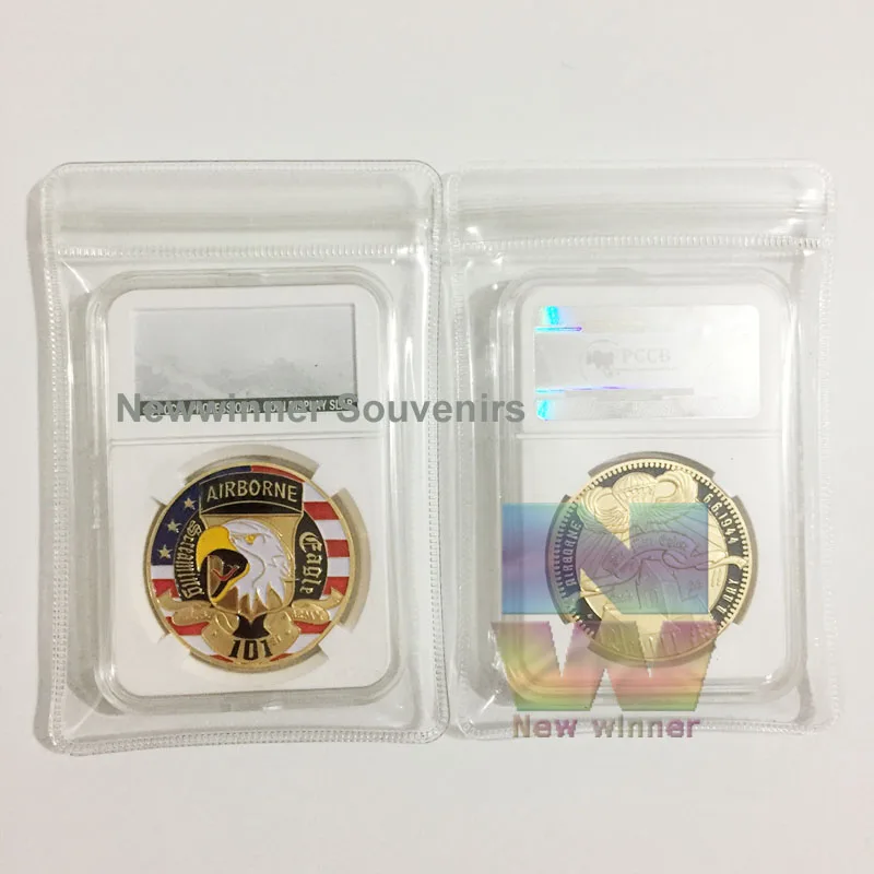 Военный Сувенир США армия коллекционные предметы позолоченная памятная монета