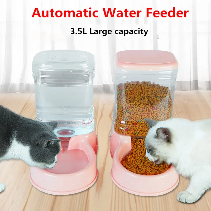 

Автоматическая кормушка для кошек, товары для воды для домашних животных, большие миски для собак, миска для кормления собак, детская еда 3,8, кормушка для воды, емкость для питомцев