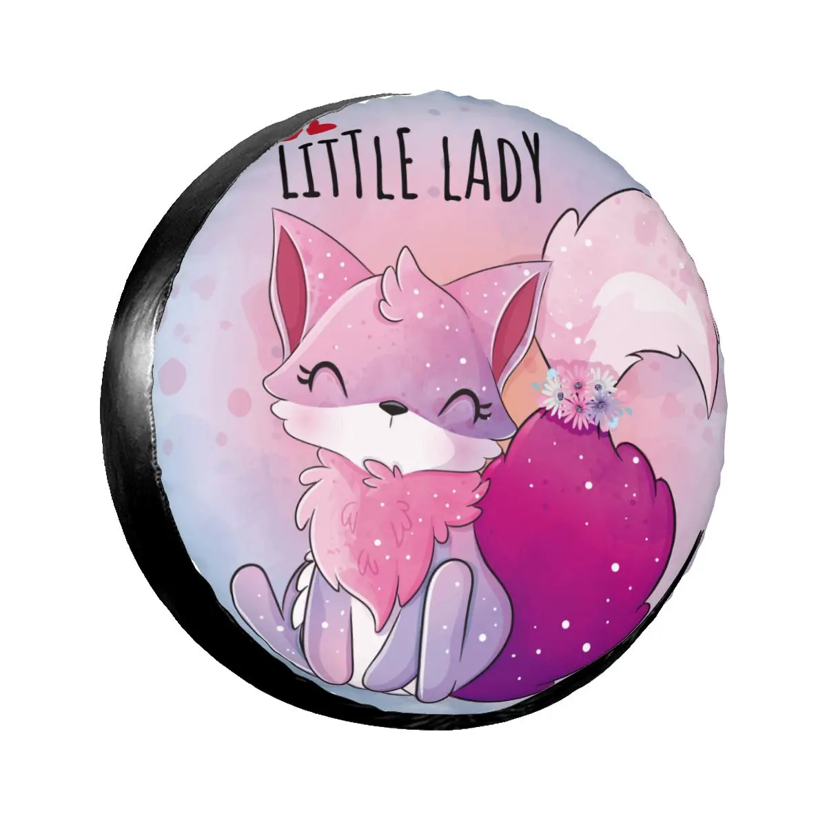 

Car Wheel Tyre Cover 13/14/15/16 Inch Cute Little Fox Spare Tire Cover Case Soft Protector Pouch Car Accessories