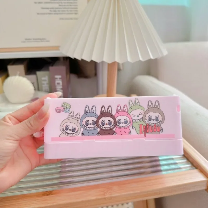 Labubu Sanrio Ainme Pochacco ящик для хранения настольный складной портативный мелочей