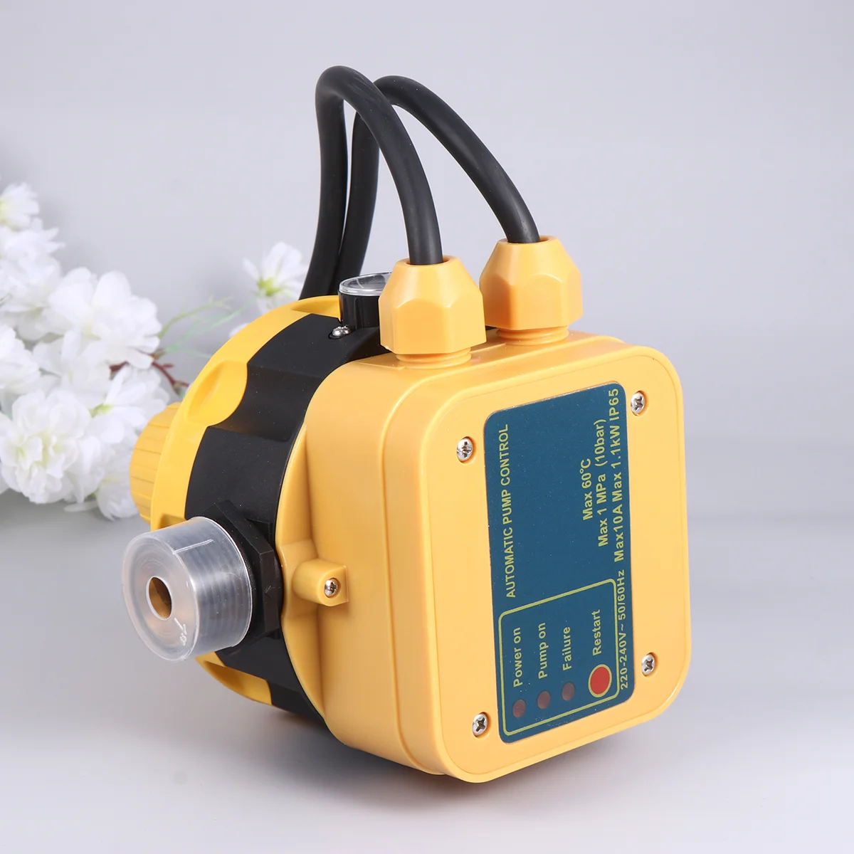 

Automatic Water Pump Pressure Controller, 220- 240V Electronic Pump Controller Pressure Controller with Electronic Pressure