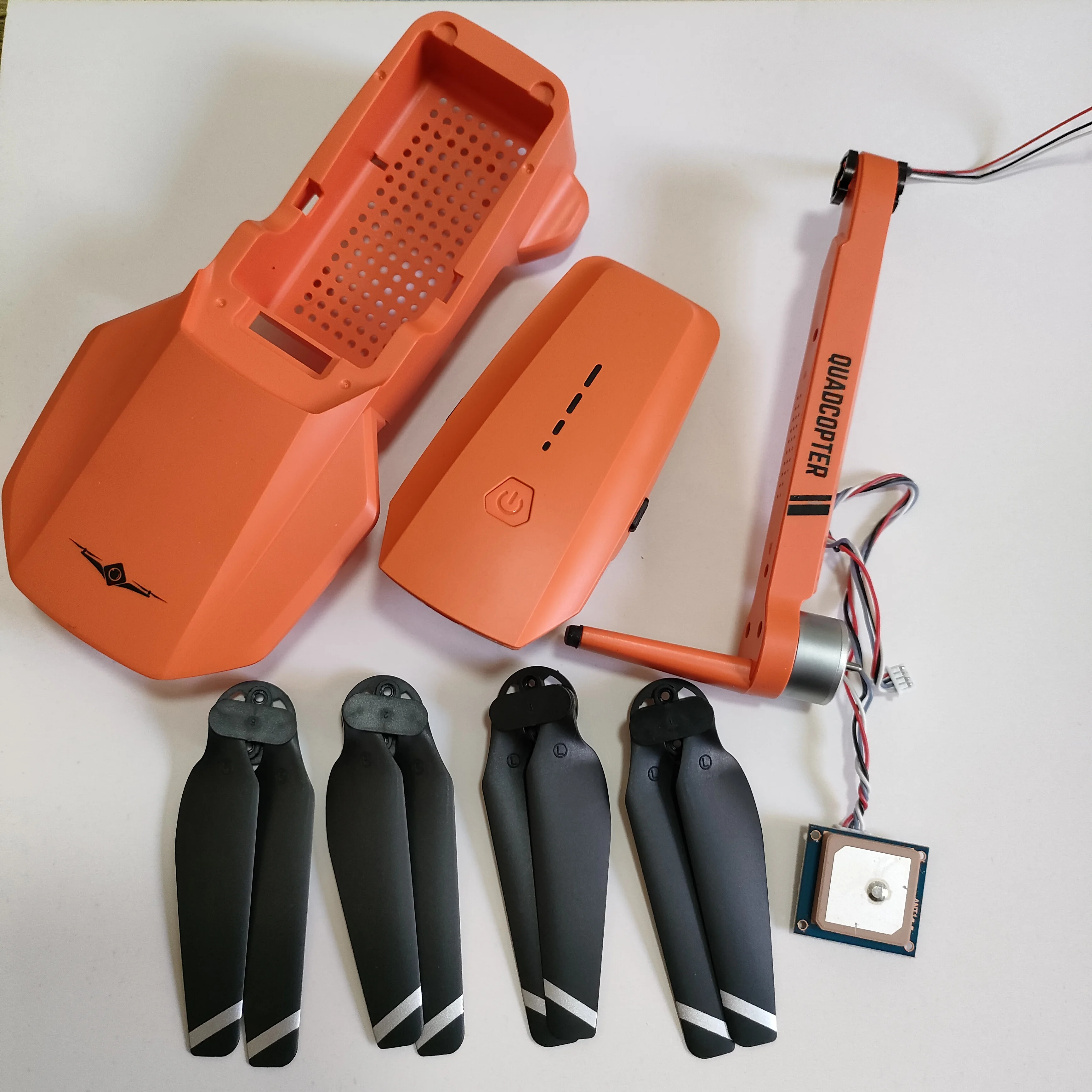 Складной Радиоуправляемый квадрокоптер Orange KF102 оригинальные аксессуары Корпус