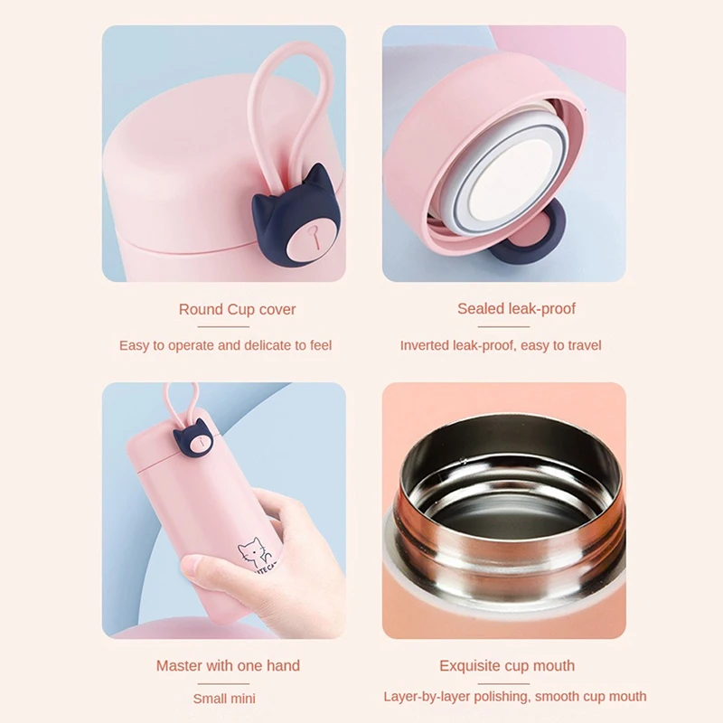 Портативный и удобный в переноске стакан птичьего гнезда простая Термокружка