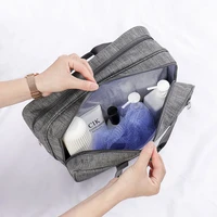 dry and wet separation cosmetic bag travel necessaire makeup storage sloth pouch tourism toiletry organize organizer accessories
