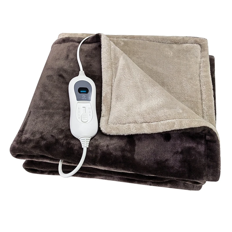 

1 Piece 160X120 Cm Electric Blanket Winter Heated Pad Heating Blanket Shawl Hand Knee Feet Lap Legs Warmer Heater EU Plug