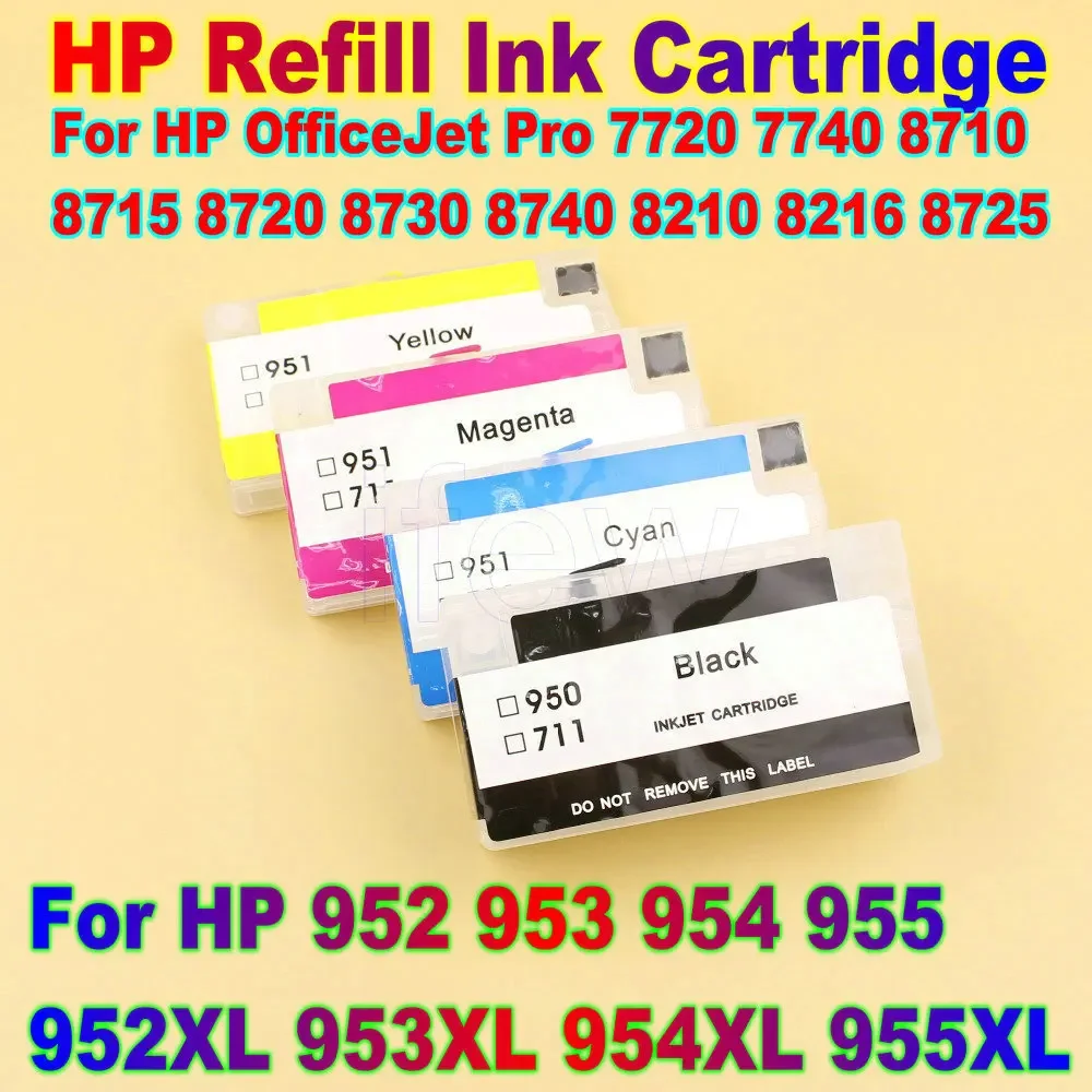 7740 пустые сменные картриджи для принтера HP OfficeJet Pro 7720 8710 8715 8720 8730 8740 8210 8216 8725