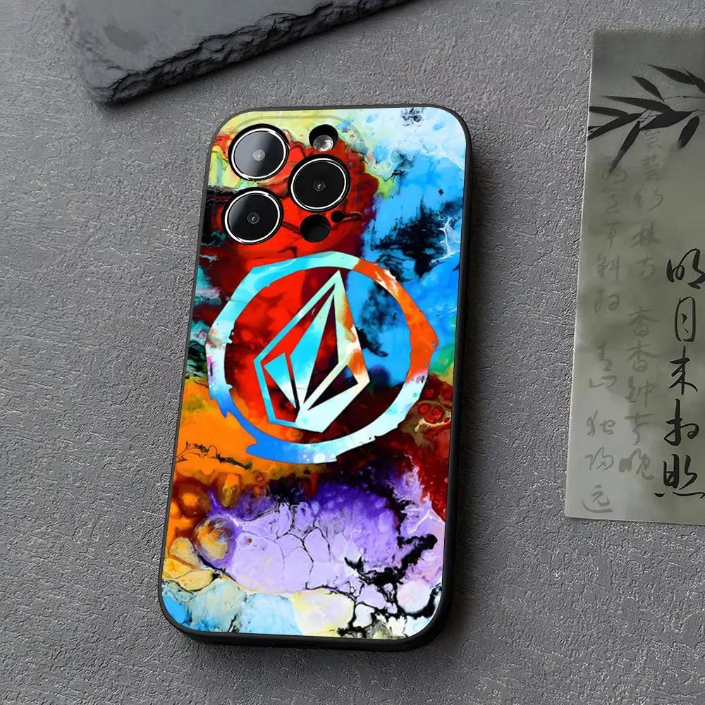 Роскошный чехол V-VolcomS для телефона iphone 14 13 11 15ProMax 12 Pro Xs Max Mini Xr X 7 8 6 6s Plus чехлы
