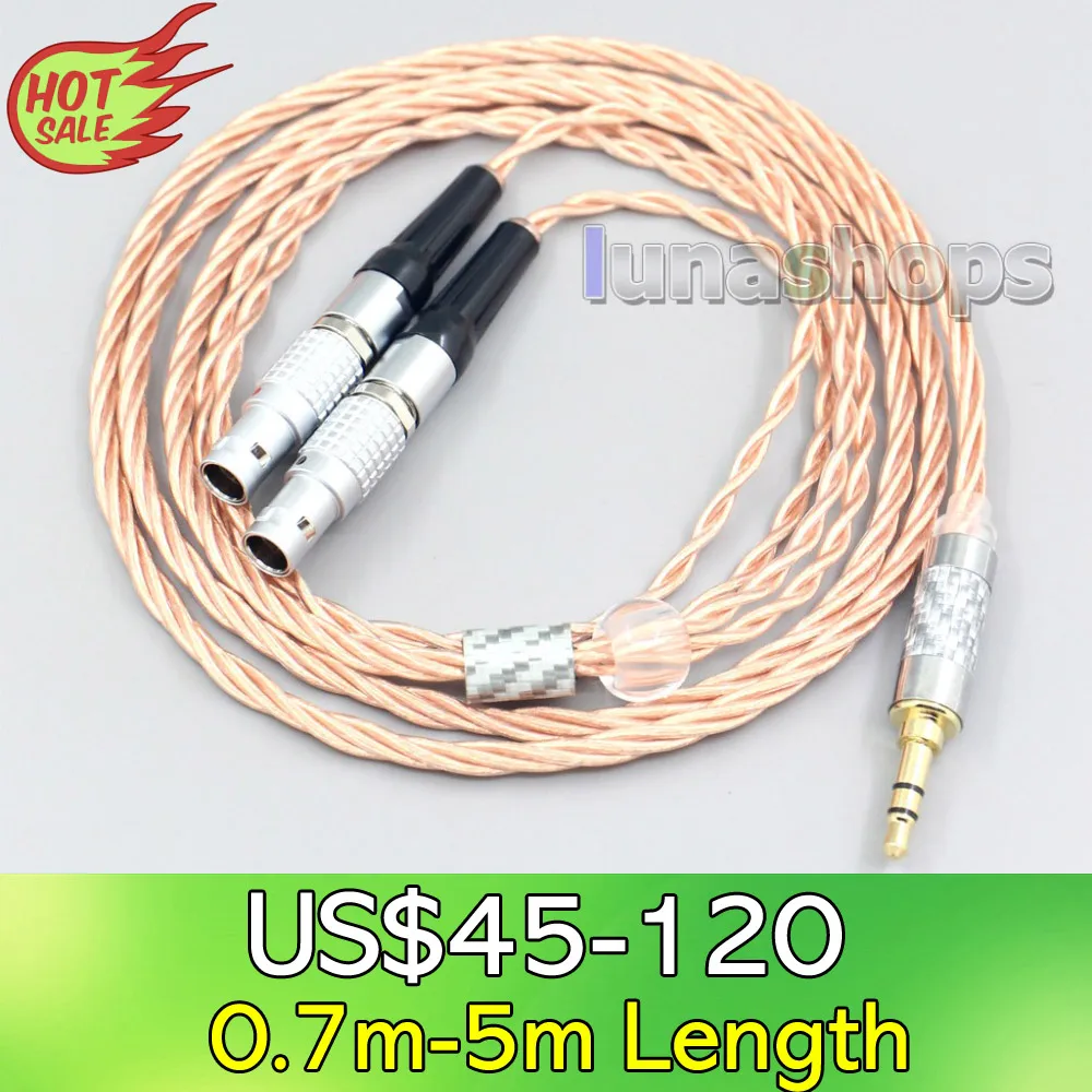 

LN007180 Silver Plated OCC Shielding Coaxial Cable For Focal Utopia Fidelity Circumaural Headphone