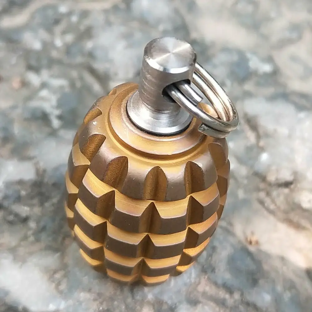 

Titanium Begleri Knife Lanyard Beads Keychain Decoration DIY EDC Tool Pendant