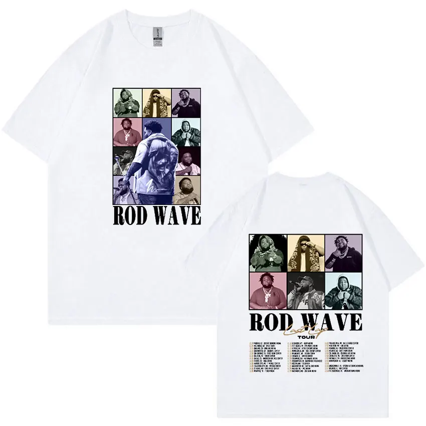 Rod Wave Last Lap Tour 2024 футболка с графическим рисунком для мужчин и женщин модная в