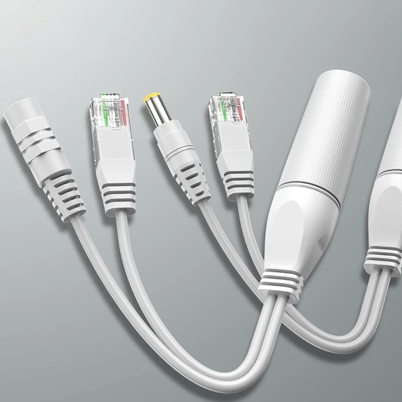 Преобразование PoE Пассивный инжектор и разветвитель для камер Простая установка