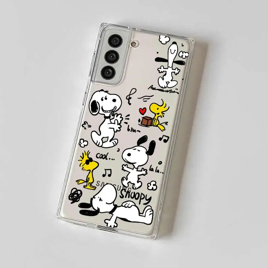 Чехол с рисунком собаки Снубиса для Samsung Galaxy S25 Ultra S24 Plus S23 FE S21 S22 S20 Note 20 10