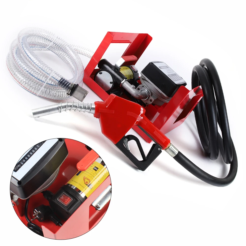 

200W 50L/MIN 230V Diesel Pump Fuel Oil Pump Automatic Pistol Self-priming Oil Pump