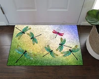 dragonfly 3d all over printed doormat non slip door floor mats decor porch doormat