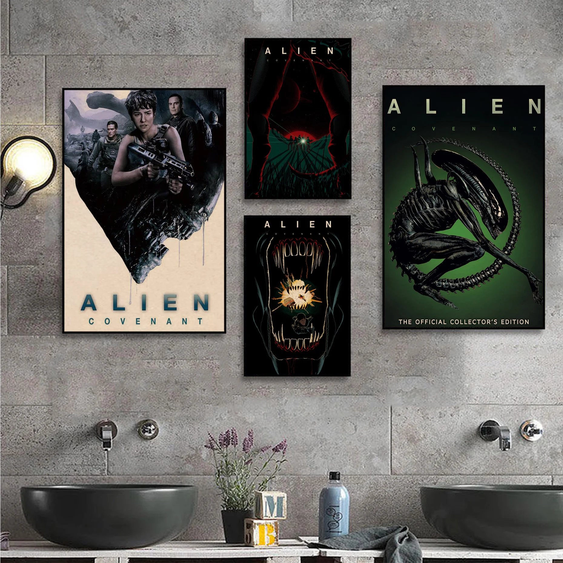 

Movie Alien Movie Posters For Living Room Bar Decoration Home Decor