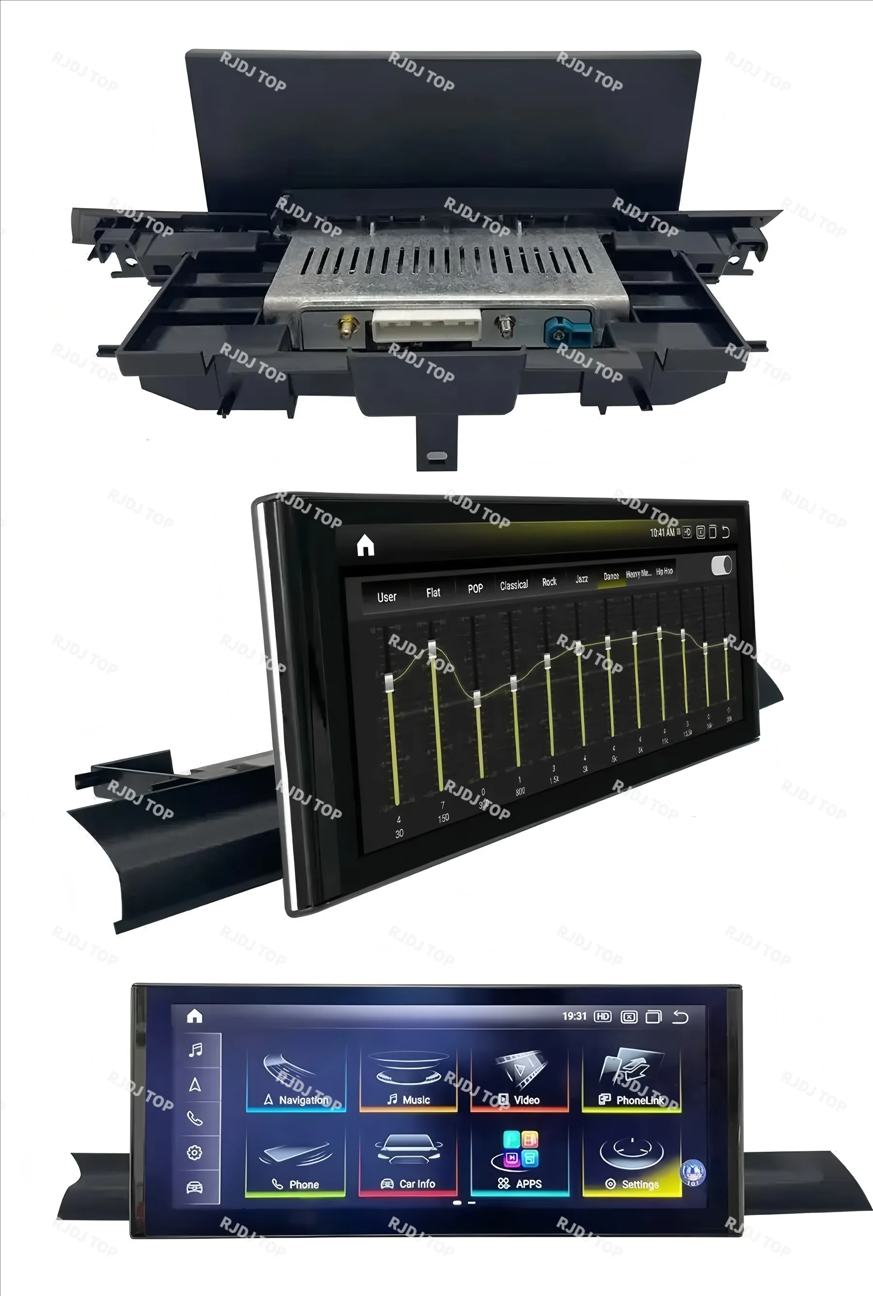 12,3-дюймовый сенсорный экран Android 14 Carplay для Audi A4 A5 Q5 B9 2016-2023, автомобильная стереосистема, мультимедийный плеер, WIFI, 4G, GPS-навигация (art.: 3920cff9e8cfd) - 3920cff9e8cfd