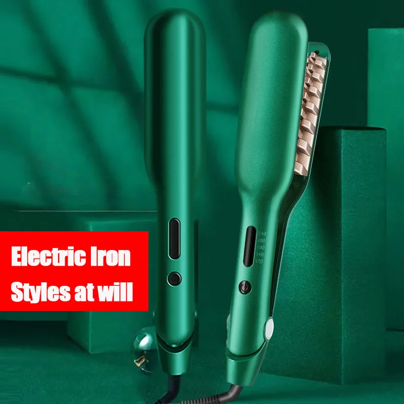 

Hair Curling Iron Profesional 31mm Crimping Iron Fluffy Hairstyles Corn Iron Hair Curler Simple Operation For lazy Woman people