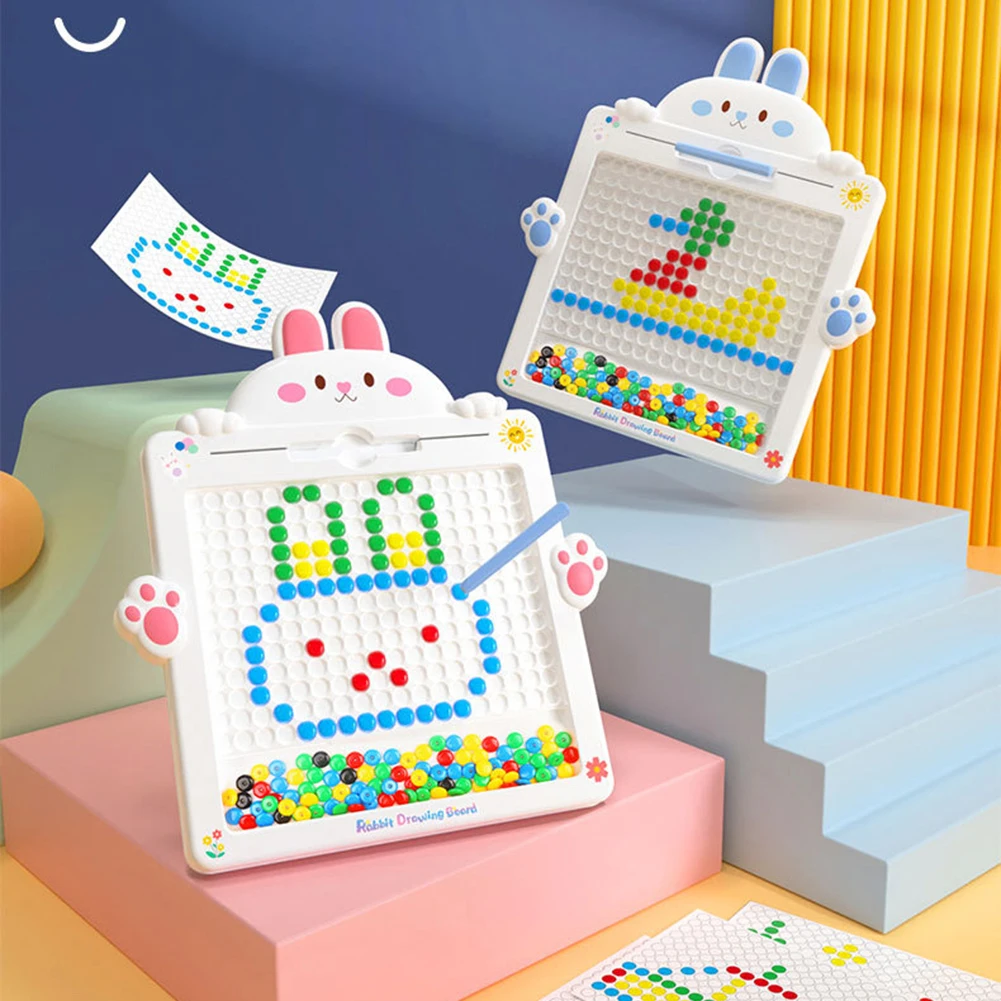 

Kids Magnetic Steel Ball Drawing Board Writing Board Big Chess Children Creative Toys Baby Early Education Drawing and Creation