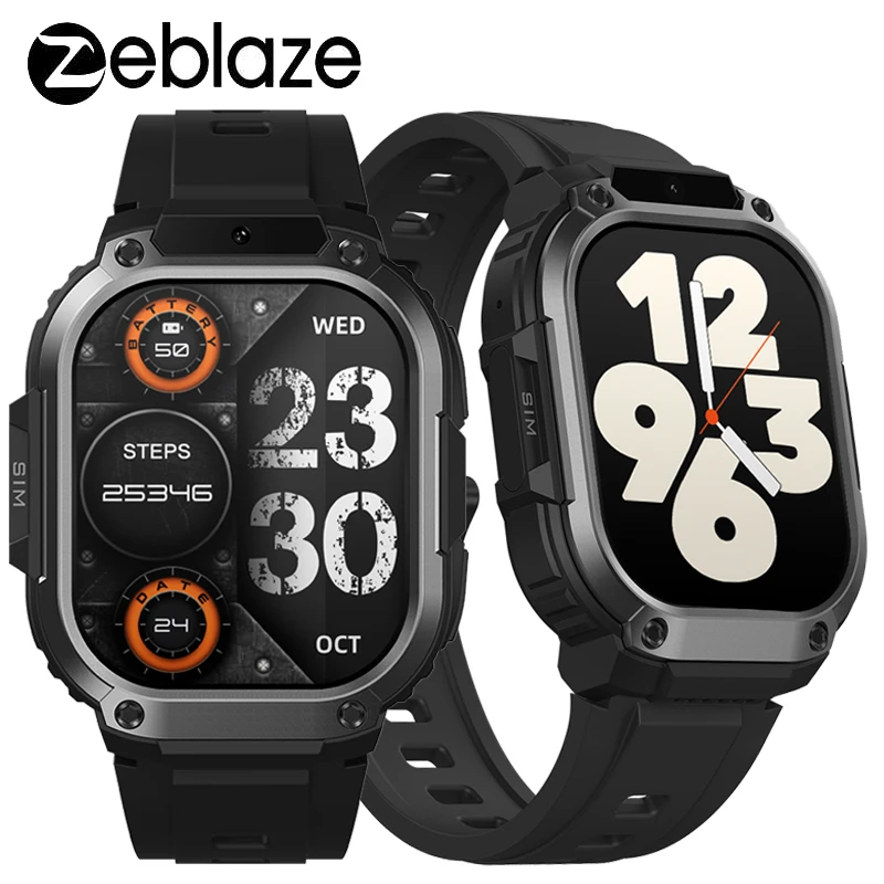 Оригинальные умные часы Zeblaze Thor SQ 4G LTE Android OS четырехъядерные 2 ГБ 16 передняя камера