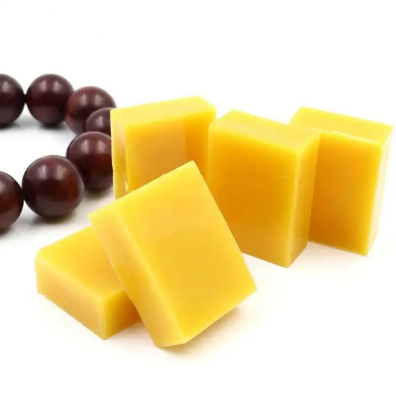 DIY 100% Pure Natural Beeswax Candle Soap Making Supplies Lipstick Material Yellow Bee Wax Wood Polishing Leather Maintain Wax