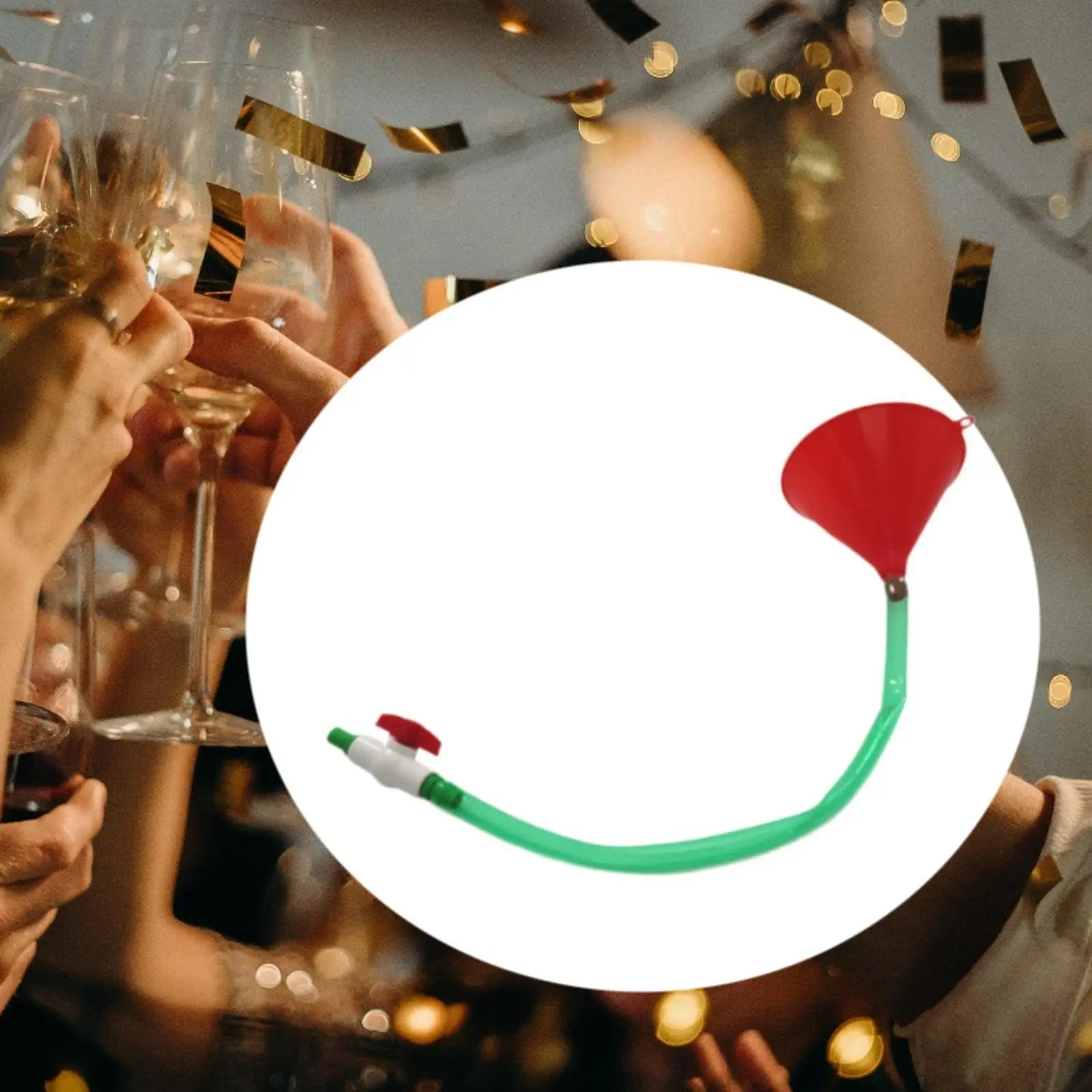 Воронка для пивного бонга многофункциональная портативная воронка с клапаном