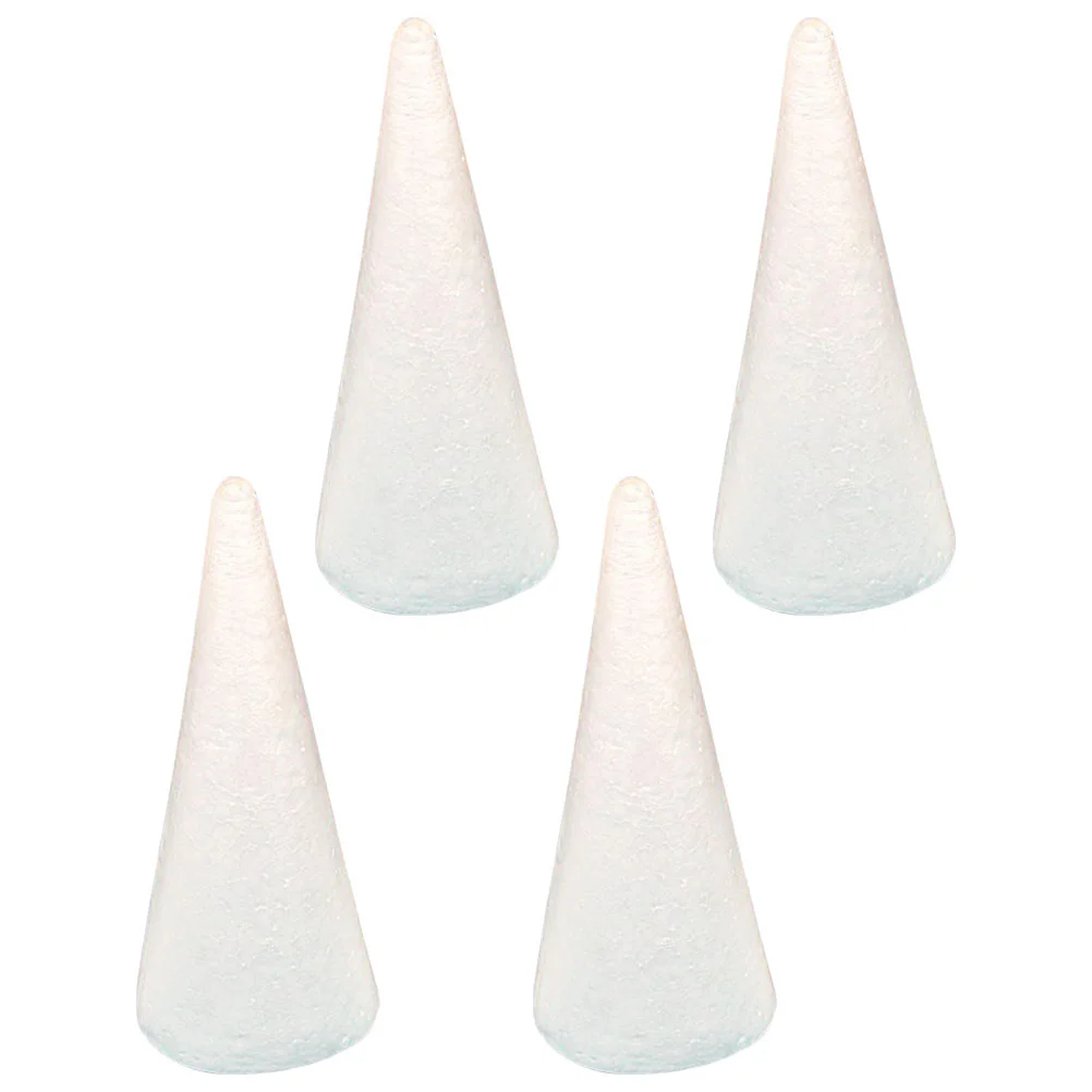 

Cone Diy Cones Treecraft Christmas Supplies Styrofoam Ornament Toyspolystyrene Whitecrafts Kidscenterpiece Material Tableholiday