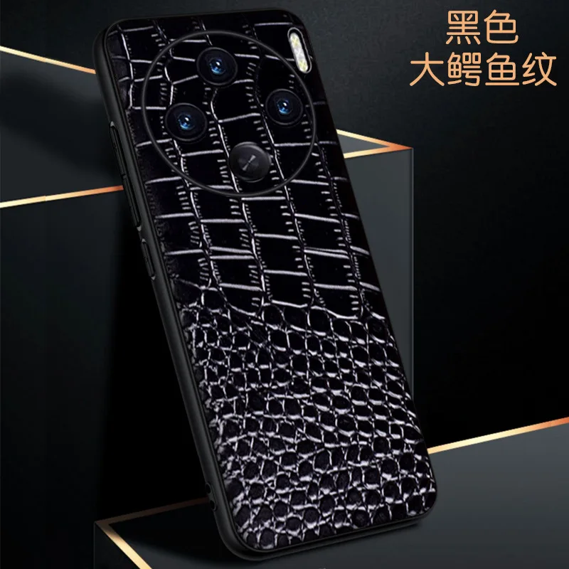 Wobiloo Luxury Brand Leather Genuine Phone Cases For Vivo X200 Pro Back Cover Case Bag Promini