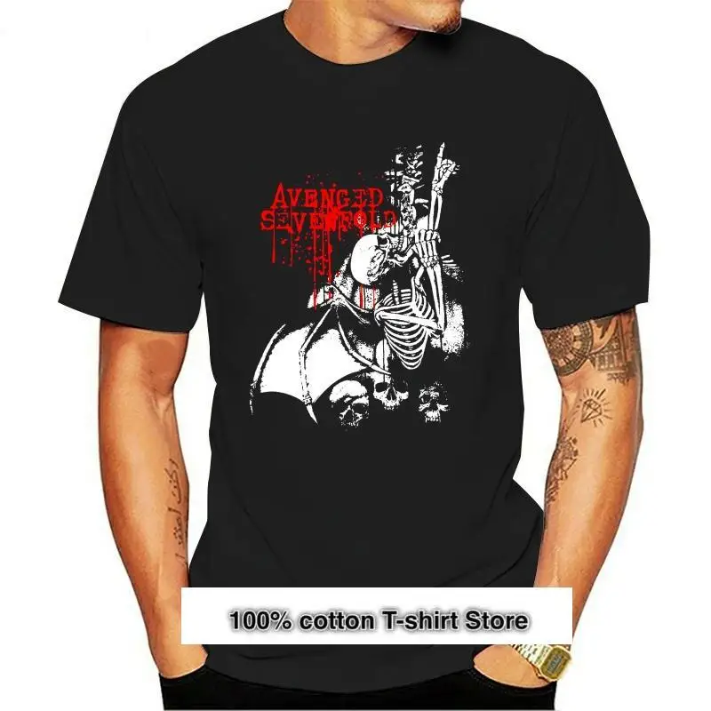 

Camiseta para trepador AVENGED SEVENFOLD Spine, novedad, mercancía oficial