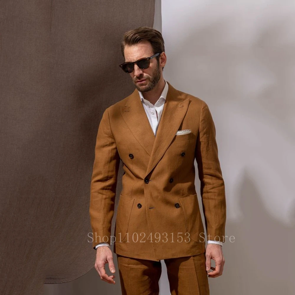 Мужской деловой костюм из двух предметов