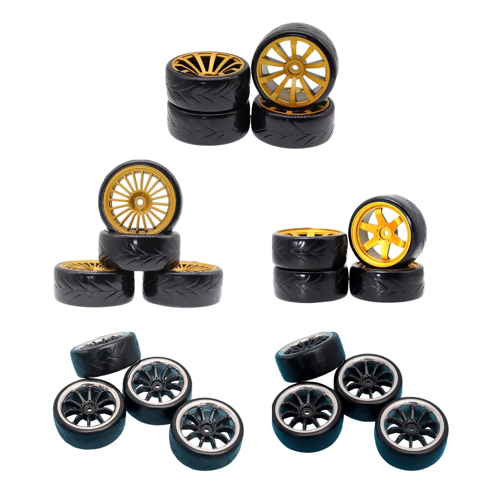 

4 шт. радиоуправляемые шины, шины для радиоуправляемой езды, запасная док-станция 12 мм для TT02 XV01 1:10, Радиоуправляемый Электрический туристич...