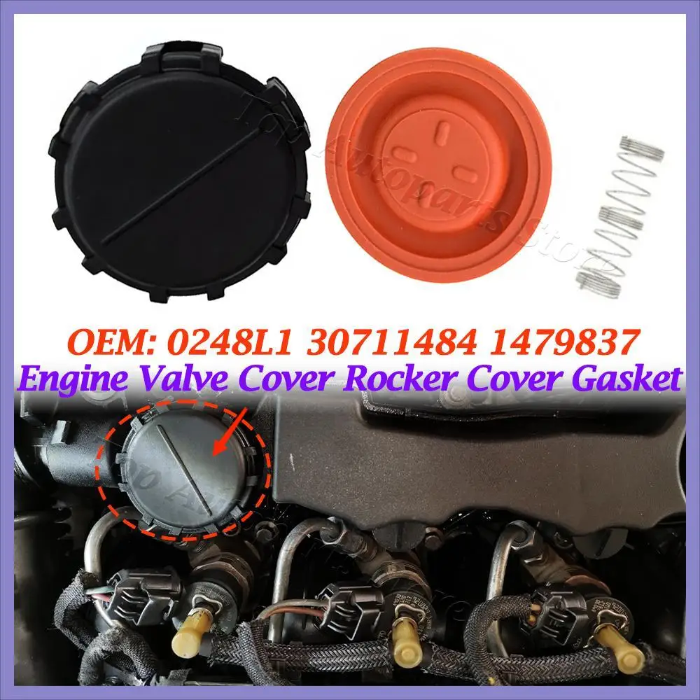0248L1 30711484 1479837 Для Peugeot 206 307 308 407 Citroen 1.6 HDI Berlingo Xsara крышка клапана двигателя