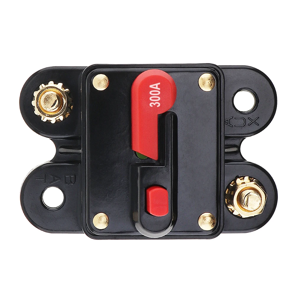 

300A DC 12V Car Audio Amplifier Circuit Breaker Fuse Holder Universal AGU Style Stereo Amplifier Refit Fuse Adapter